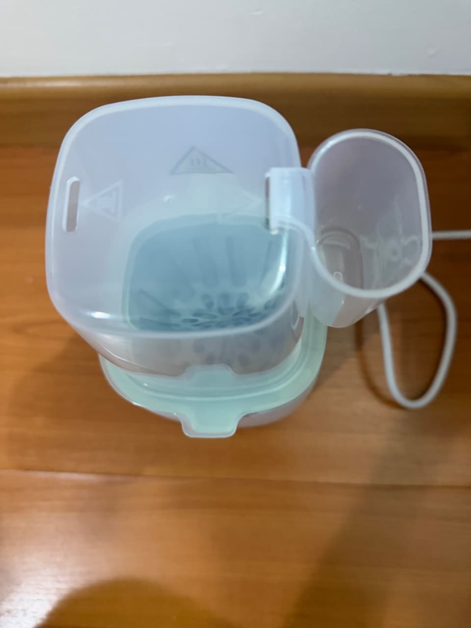 Calentador de Biberones Momcozy Blanco Verde