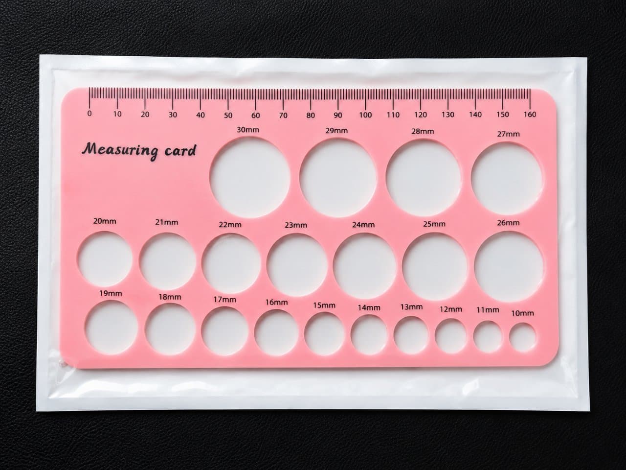 Regla Medidora de Pezón - Measuring Card Nueva