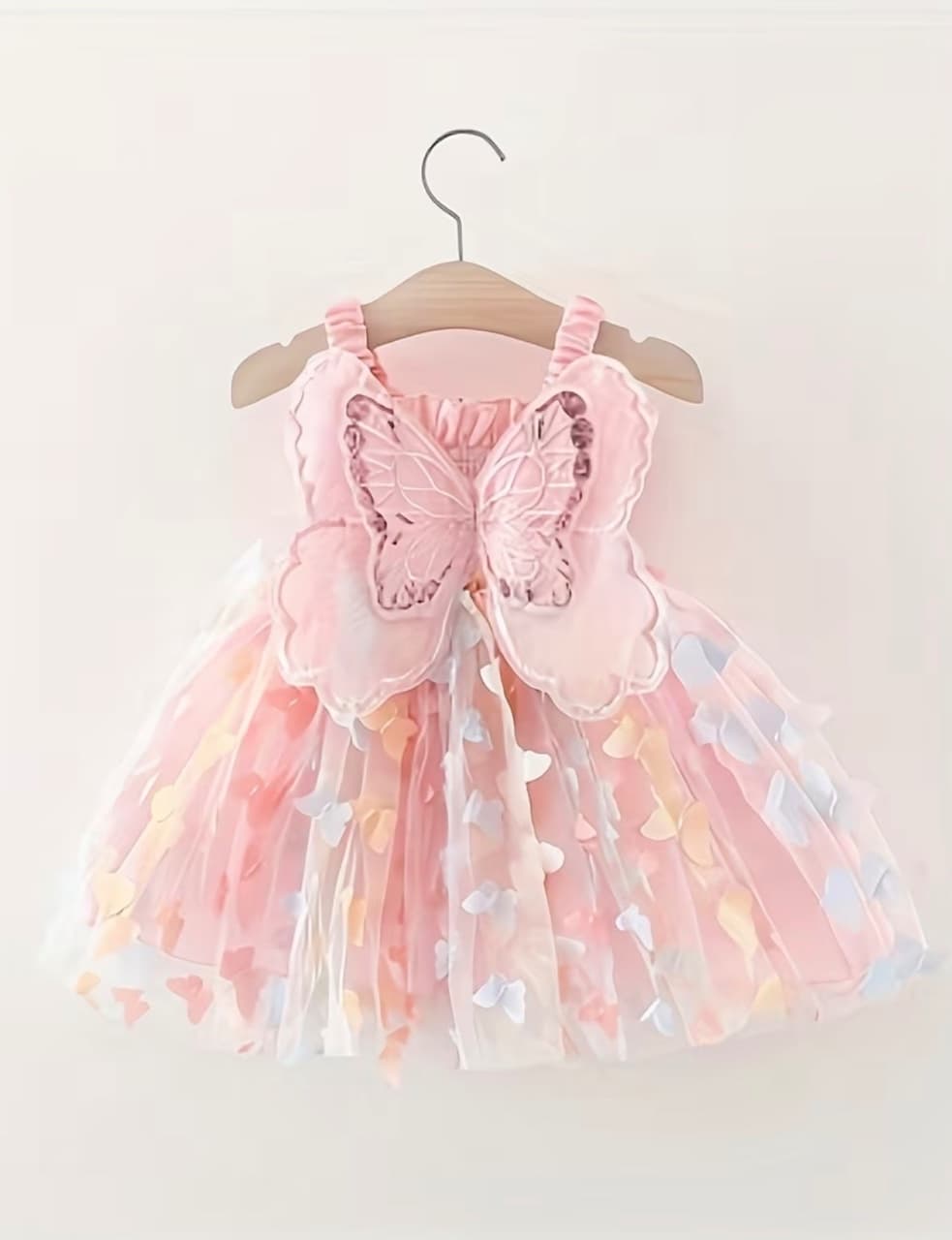 Vestido y Sandalias Mariposa para Niña 2-4 Años