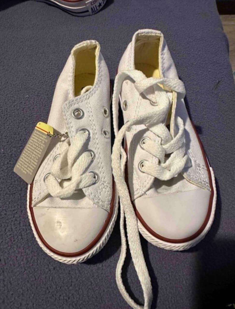 Converse Talla 29 Blanco Nuevo
