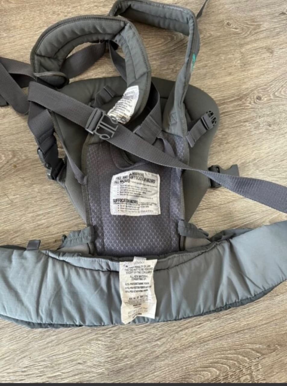 Cargador Portabebé Infantino Gris Turquesa